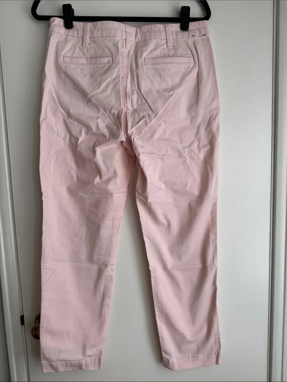 J. Crew High-Rise Girlfriend Chinos - Pale Pink